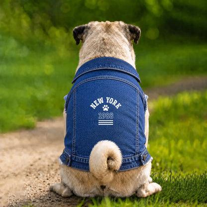 Dog Denim Jacket – New York - Indigo - Garment preview