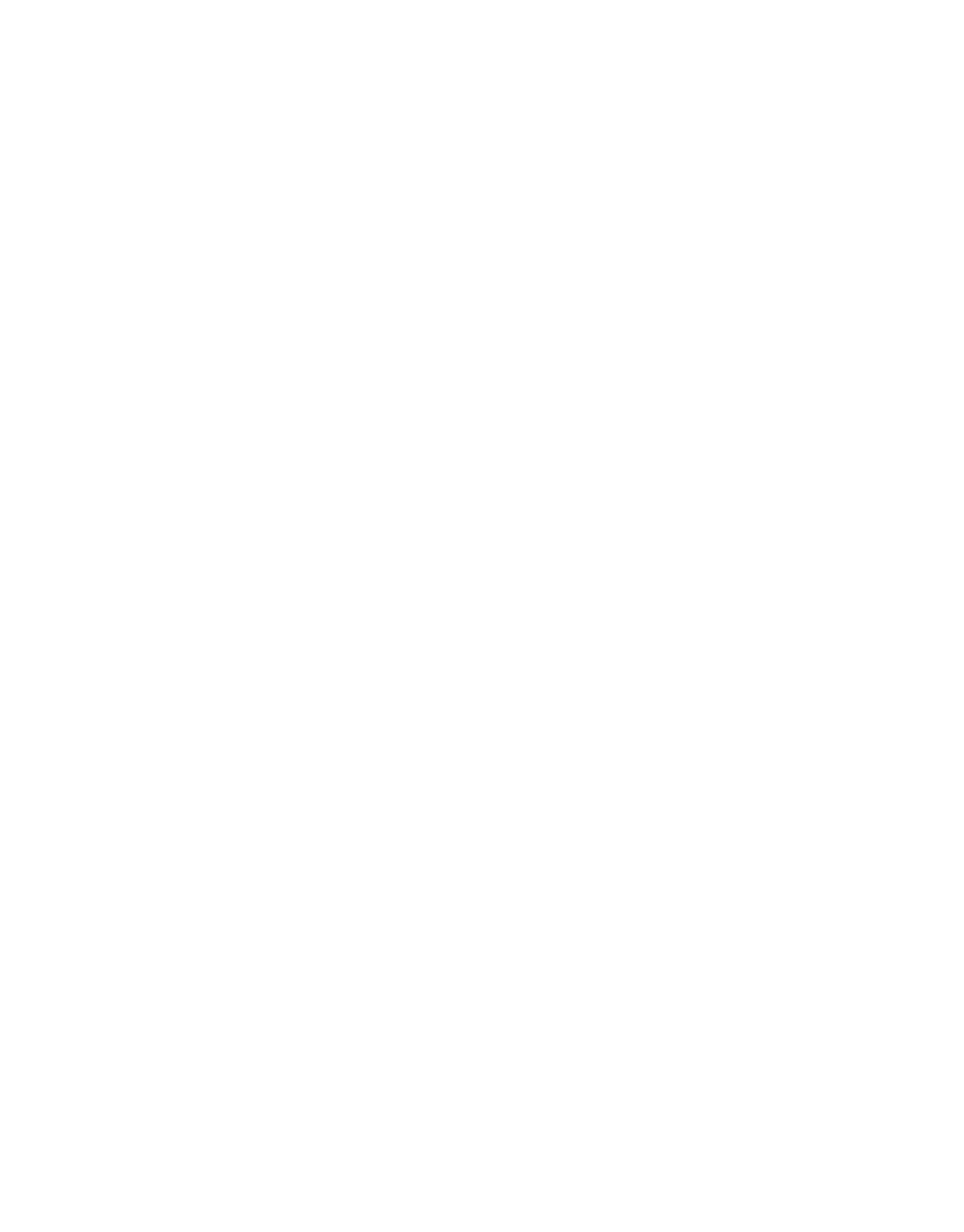 Dog Denim Jacket – Snack Motivated - Indigo - Production artwork