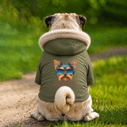 Dog Parka Jacket – Everybody Wants This - Khaki - Garment preview