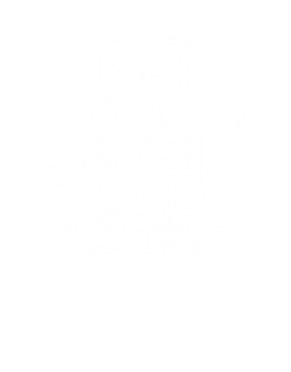 Dog T-Shirt – If My Dog Doesn’t Like You - Pink/White - Production artwork