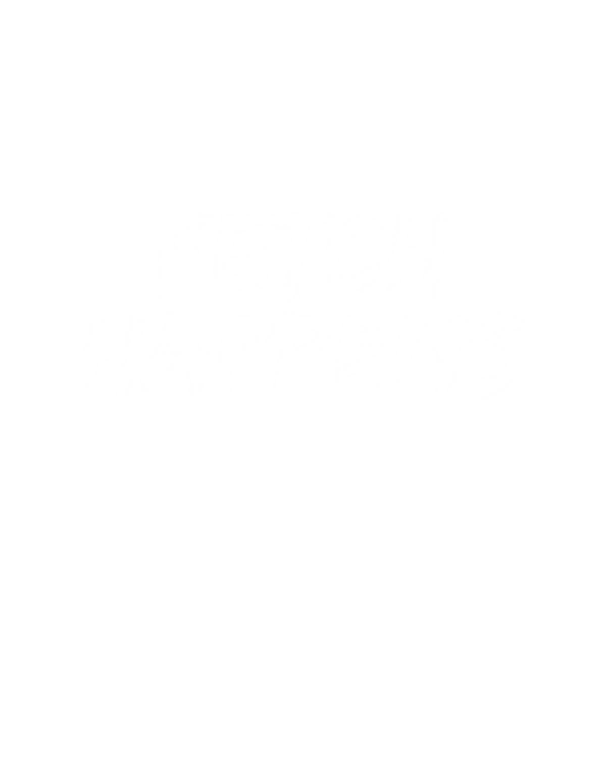 Dog Varsity Jacket – Fetch Happens - Black - Production artwork