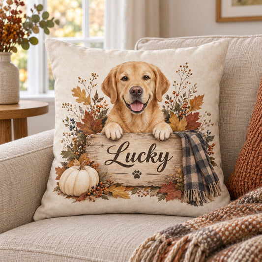 Cosy Autumn Dog Cushion – Lifestyle hero 20261013 16589861454169