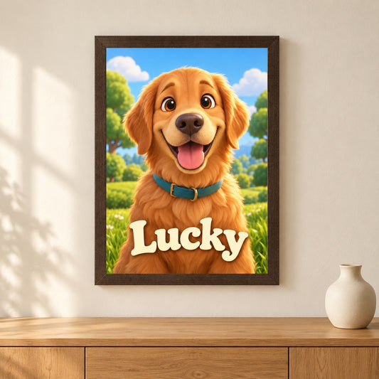 Personalised Movie Dog - Framed Print – Lifestyle hero 20261013 16604782985561