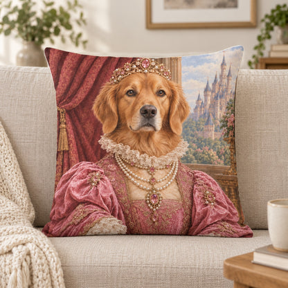 Personalised The Princess Dog - Cushion – Lifestyle hero 20261013 16665775604057
