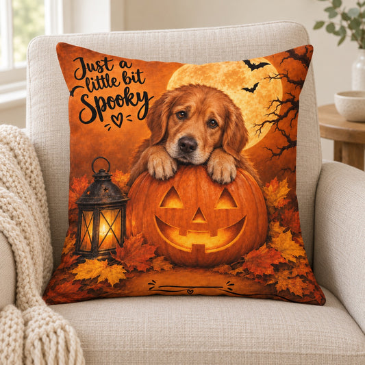Personalised Halloween Spooky Dog Cushion – Lifestyle hero 20261013 16665821446489