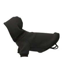 Lucky Pup Dog Hoodie in Black — Lucky Pup dog clothing launch range
