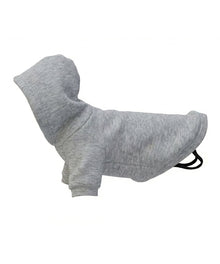 Lucky Pup Dog Hoodie in Grey — Lucky Pup dog clothing launch range