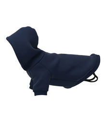 Lucky Pup Dog Hoodie in Navy — Lucky Pup dog clothing launch range
